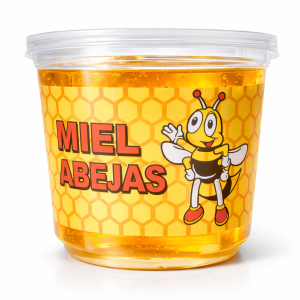 POTE MIEL 1KG/ 24 OZ CON TAPA IMPRESO / 500 Unidades