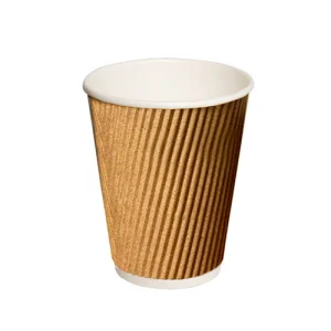 Vaso Ripple Wall kraft  25x20 8 Oz (500 unidades)