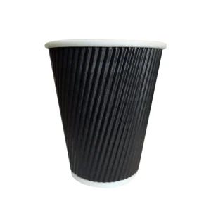 Vaso Ripple Wall kraft  25x20 8 Oz (500 unidades)